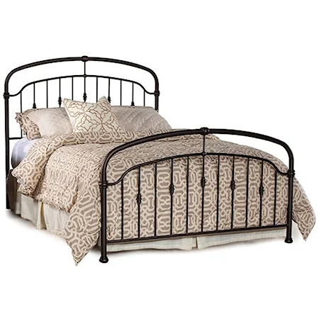 Transitional Metal King Bed